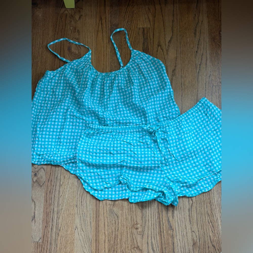 Papinelle Gingham Cami and Shorts PJ Set